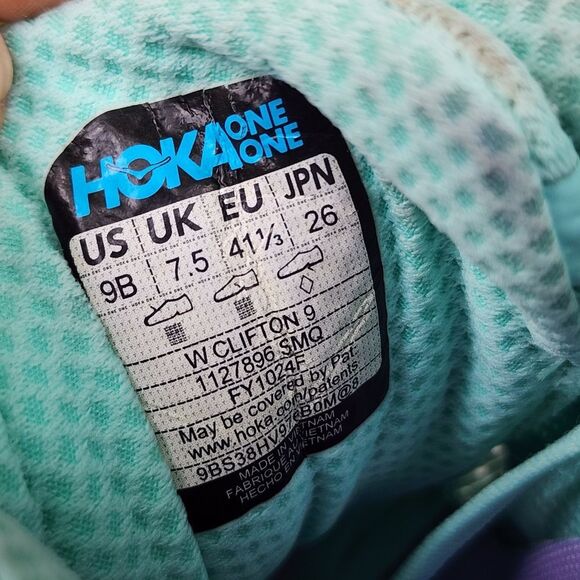 HOKA CLIFTON 9 - Womens Athletic Shoes - SIZE 9B - Picture 9 of 9